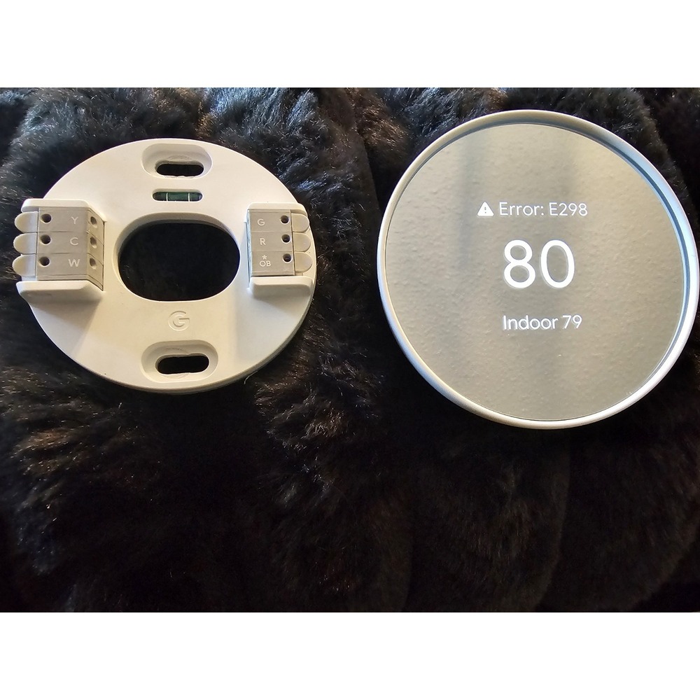 Google Nest Thermostat (2020) For Parts/Repair Possibly Works READ DESCRIPTION